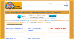 Desktop Screenshot of classifieds-advertisement.com